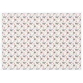 Panda fofo com morango tischdecke (Vorderseite (Horizontal))