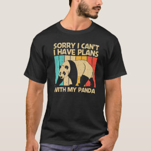 Panda for Men Women Panda Bärentier 3 T-Shirt