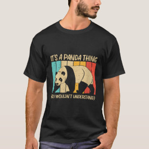 Panda for Panda Bear Animal T-Shirt