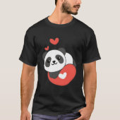 Panda For 'S Day Animals With He T-Shirt (Vorderseite)