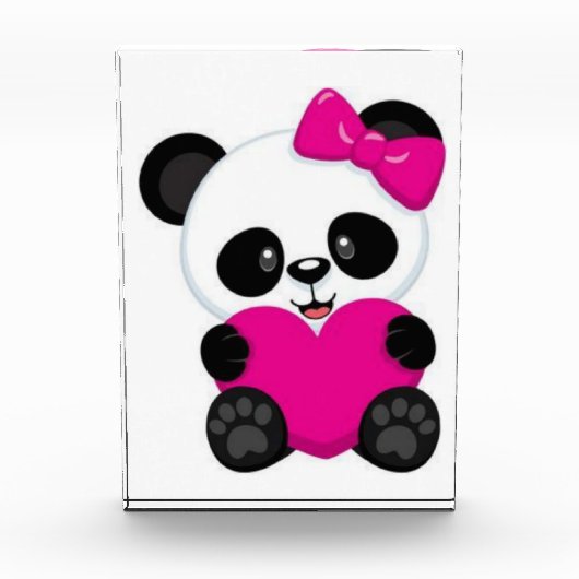 Panda Fotoblock (Vorderseite)