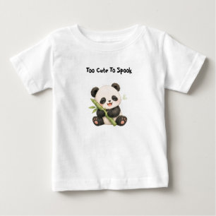 Panda-Fressendes-Bambus-Kinder-T-Shirt Baby T-shirt