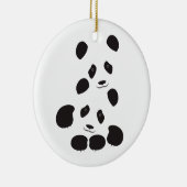 Panda-Freundschaft Keramikornament (Rechts)