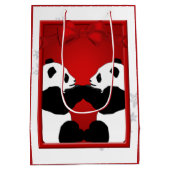 Panda Friends Christmas Med GB Mittlere Geschenktüte (Rückseite)