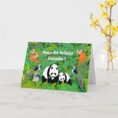 Panda & Friends im Bambuswald Karte (Gelbe Blume)