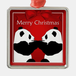 Panda Friends Weihnachts Premium Ornament