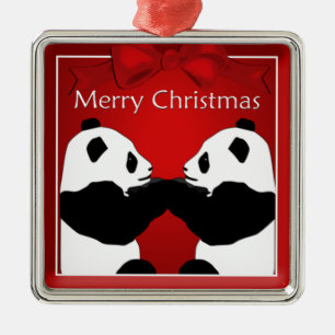 Panda Friends Weihnachts Premium Ornament