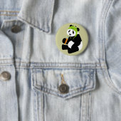 Panda-Frosch-Hut Button (Beispiel)