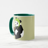 Panda-Frosch-Hut Tasse (Vorderseite Links)