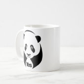 Panda für ja-Tasse Kaffeetasse (Vorderseite Links)