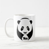Panda für ja-Tasse Kaffeetasse (Links)