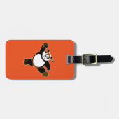Panda für Kampfkunst - braun Gepäckanhänger (Vorderseite horizontal)