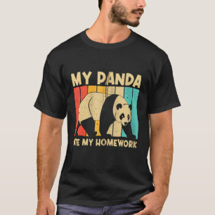 Panda für Kinder Boys Panda Bären Tier T-Shirt