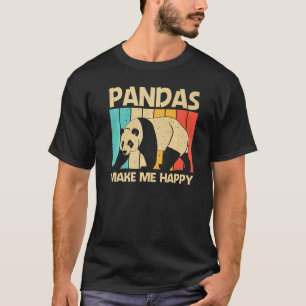 Panda für Männer Frauen Panda-Bär Tier T-Shirt