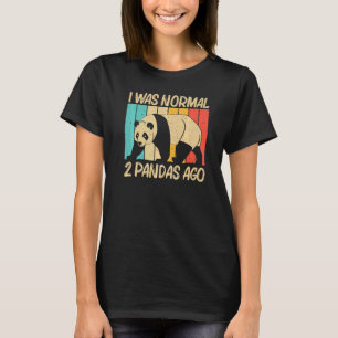 Panda für Männer Frauen Panda Bären Tier T-Shirt