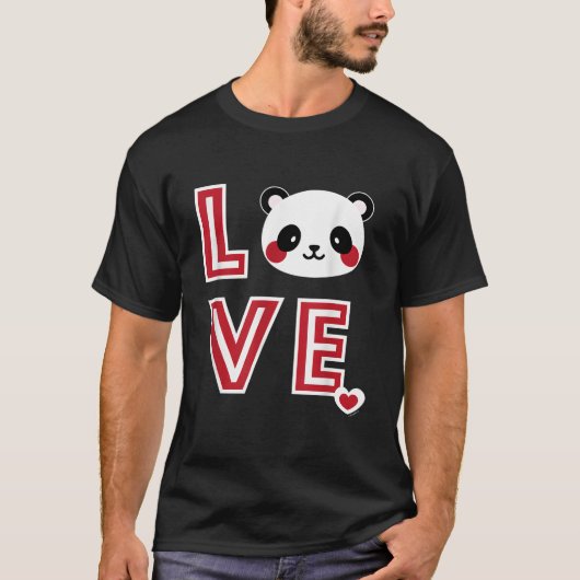 Panda für T-Shirt (Vorderseite)