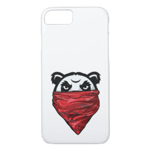 Panda-Gangster-Panda-Bär, der eine rote Bandanna Case-Mate iPhone Hülle