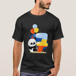 Panda Geburtstag 7 Glücklicher 7. Geburtstag T-Shirt