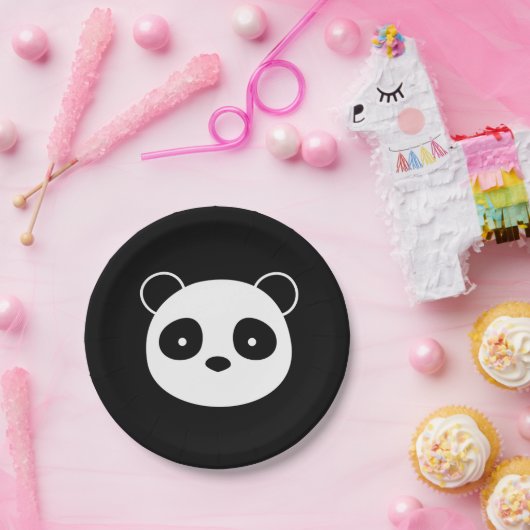 Panda-Geburtstags-Teller Pappteller (Party)