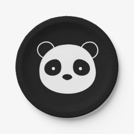 Panda-Geburtstags-Teller Pappteller