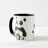 Panda gedruckte Tasse (Vorderseite Links)