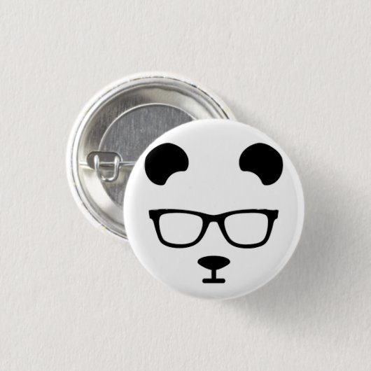Panda geek button (Vorne & Hinten)