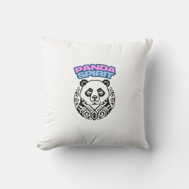 Panda-Geist Kissen (Vorderseite)