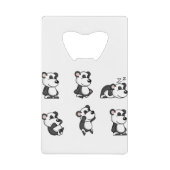 Panda Geldbeutel Flaschenöffner (Vorderseite)