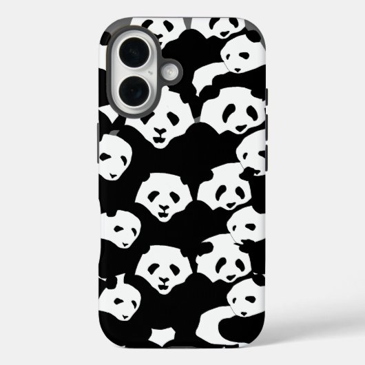 Panda gemustert Case-Mate iPhone hülle (Rückseite)