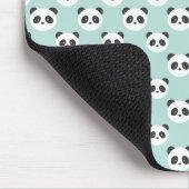 Panda gemustert mousepad (Ecke)