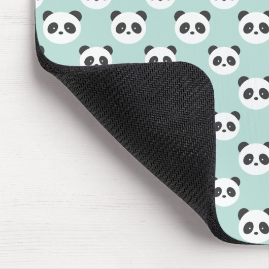 Panda gemustert mousepad (Ecke)