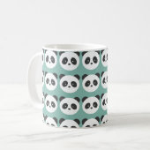 Panda gemusterte Tasse (Vorderseite Links)