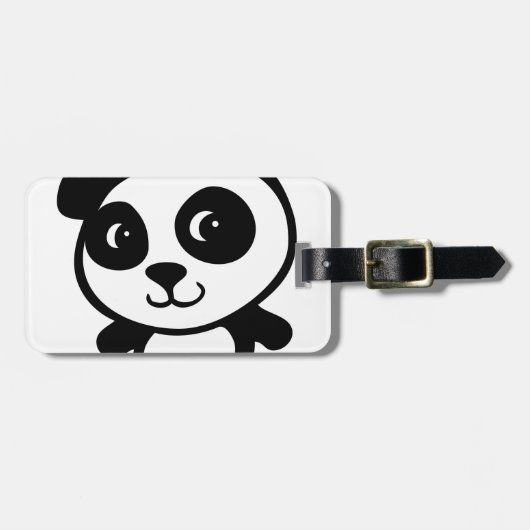 Panda Gepäckanhänger (Vorderseite horizontal)