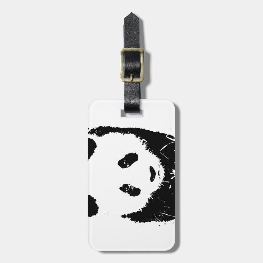 Panda Gepäckanhänger (Vorderseite vertikal)