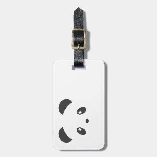 Panda-Gepäckanhänger Gepäckanhänger (Vorderseite vertikal)