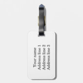 Panda-Gepäckanhänger Gepäckanhänger (Rückseite vertikal)