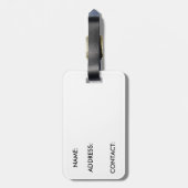 Panda-Gepäckanhänger Gepäckanhänger (Rückseite vertikal)