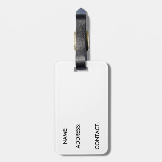 Panda-Gepäckanhänger Gepäckanhänger (Rückseite vertikal)