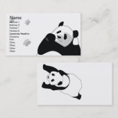 Panda - Geschäft Visitenkarte (Vorne/Hinten)