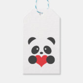Panda-Geschenkmarken Geschenkanhänger (Vorderseite)