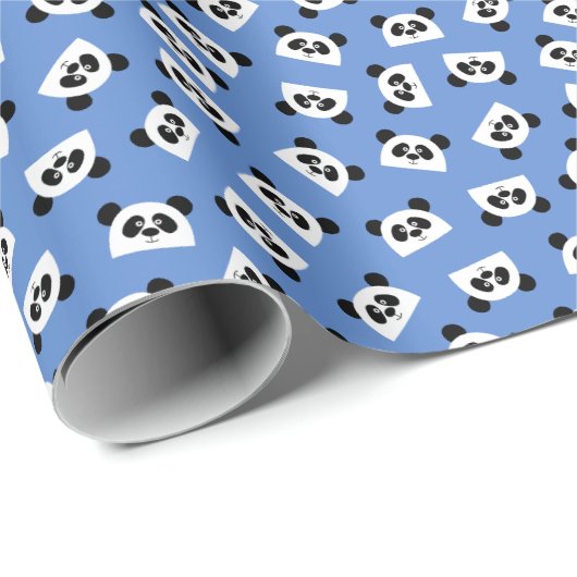 Panda Geschenkpapier (Rolleneckpunkt)