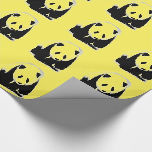 Panda Geschenkpapier (Ecke)