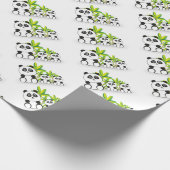 Panda Geschenkpapier (Ecke)
