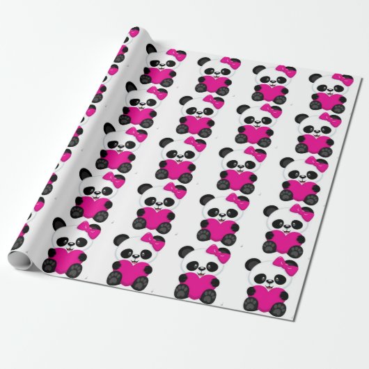 Panda Geschenkpapier (Ungerollt)