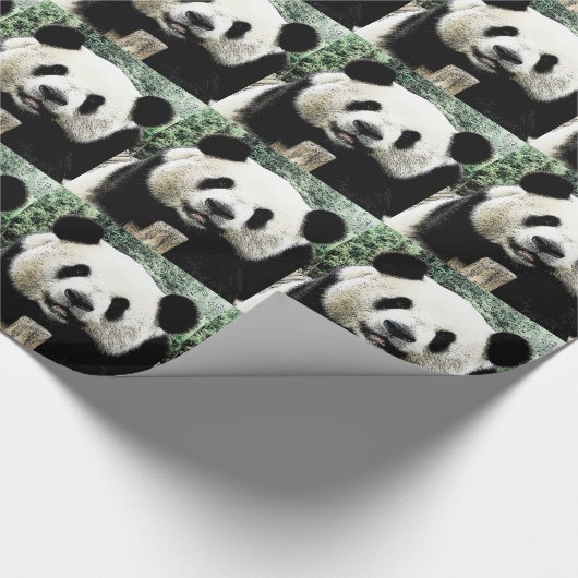 Panda Geschenkpapier (Ecke)
