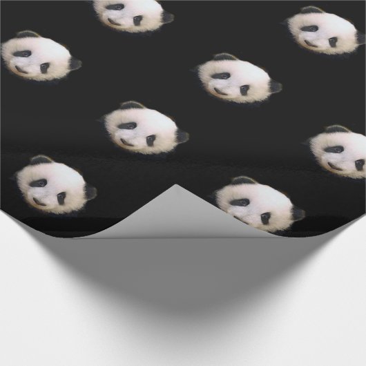 Panda Geschenkpapier (Ecke)