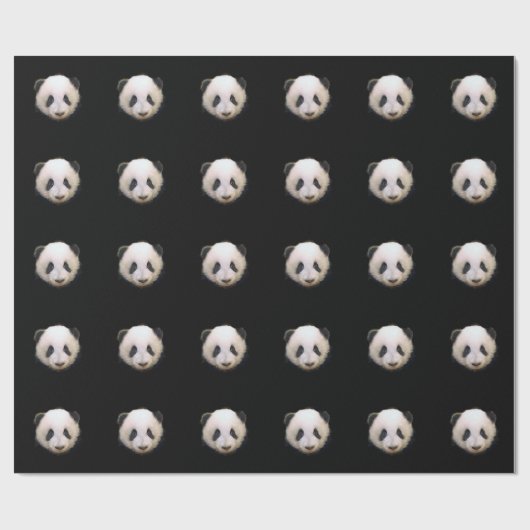 Panda Geschenkpapier (Flach)