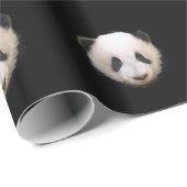 Panda Geschenkpapier (Rolleneckpunkt)