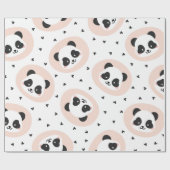 Panda Geschenkpapier (Flach)