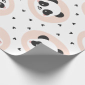 Panda Geschenkpapier (Ecke)